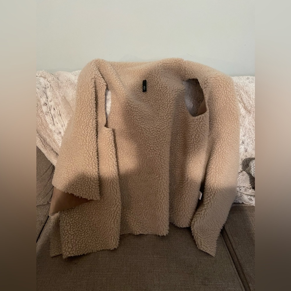 Elan Suede Sherpa Lined Vest